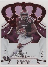2020 Panini Chronicles Draft Picks Crown Royale Mirror Red Quartney Davis g6p