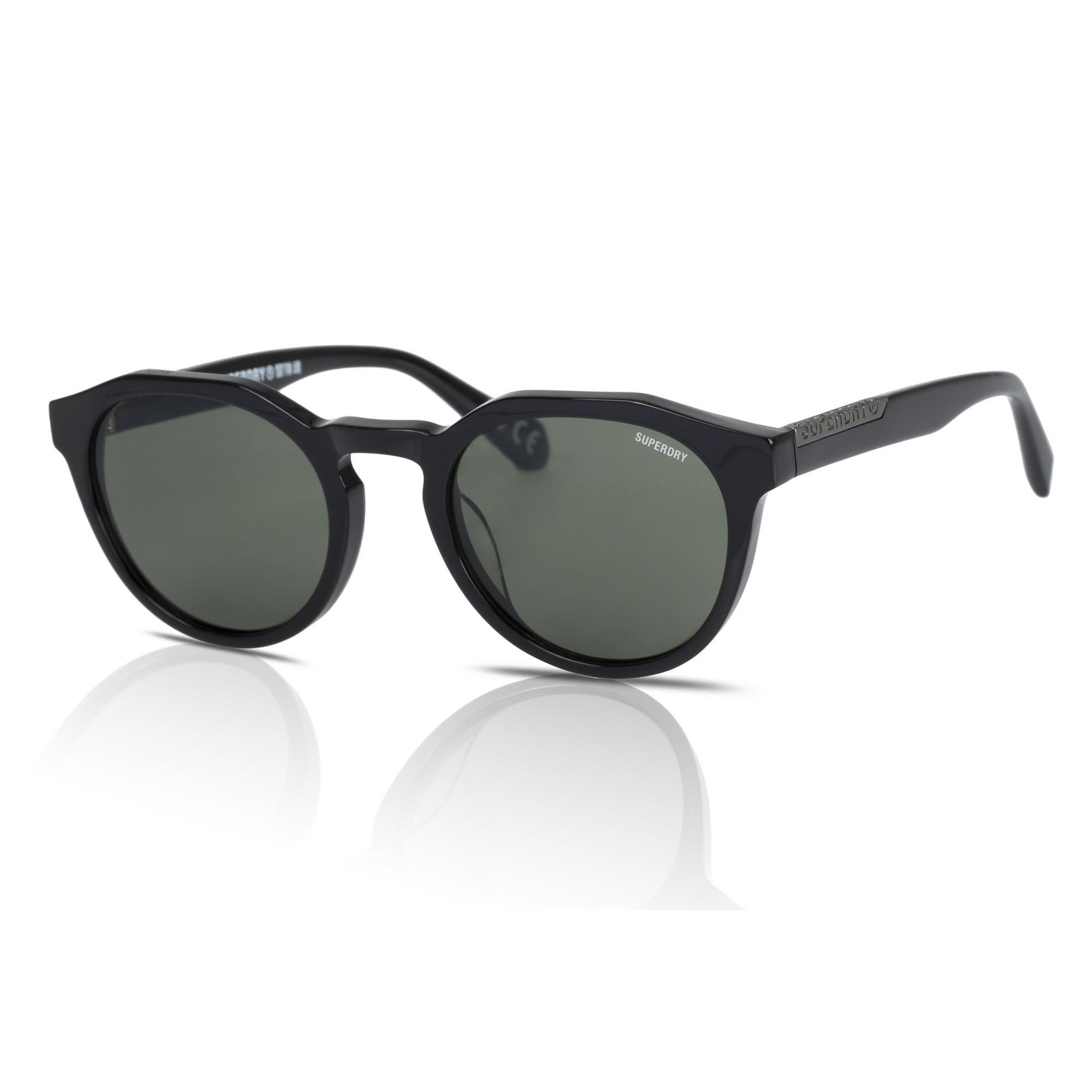 Superdry Sunglasses SDS-5012 104 Shiny Black/Vintage Green *Official Stockist*