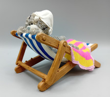 ME TO YOU Tatty Teddy - Happy Day - Deckchair - Resin Figurine 2009 Handmade