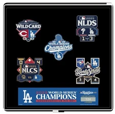2025 World Series Champions  Los Angeles Dodgers 5 Piece Pin Set