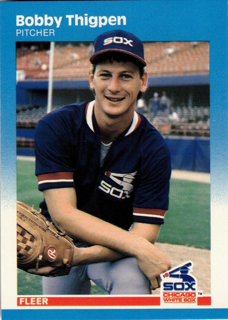 Bobby Thigpen 1987 Fleer Baseball - #507 RC - Chicago White Sox