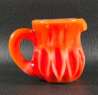 Boyd's Crystal Art Glass MINI PITCHER #4 TOMATO CREME 10-31-78 NOS — photo 2