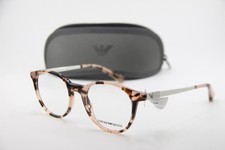 NEW EMPORIO ARMANI EA 3154 5766 PINK HAVANA GUNMETAL AUTHENTIC EYEGLASSES 49-20