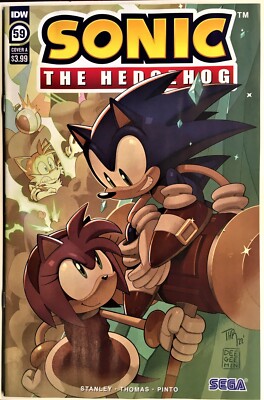 SONIC The HEDGEHOG Comic Book IDW #59 Cover A April 2023 Bagged