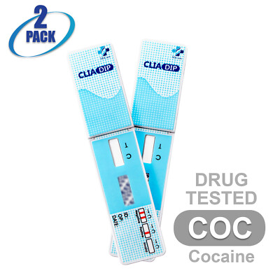 Mintegrity [2pk] Cocaine (COC) Dip Card Urine Drug Test #MI-WDCO-114