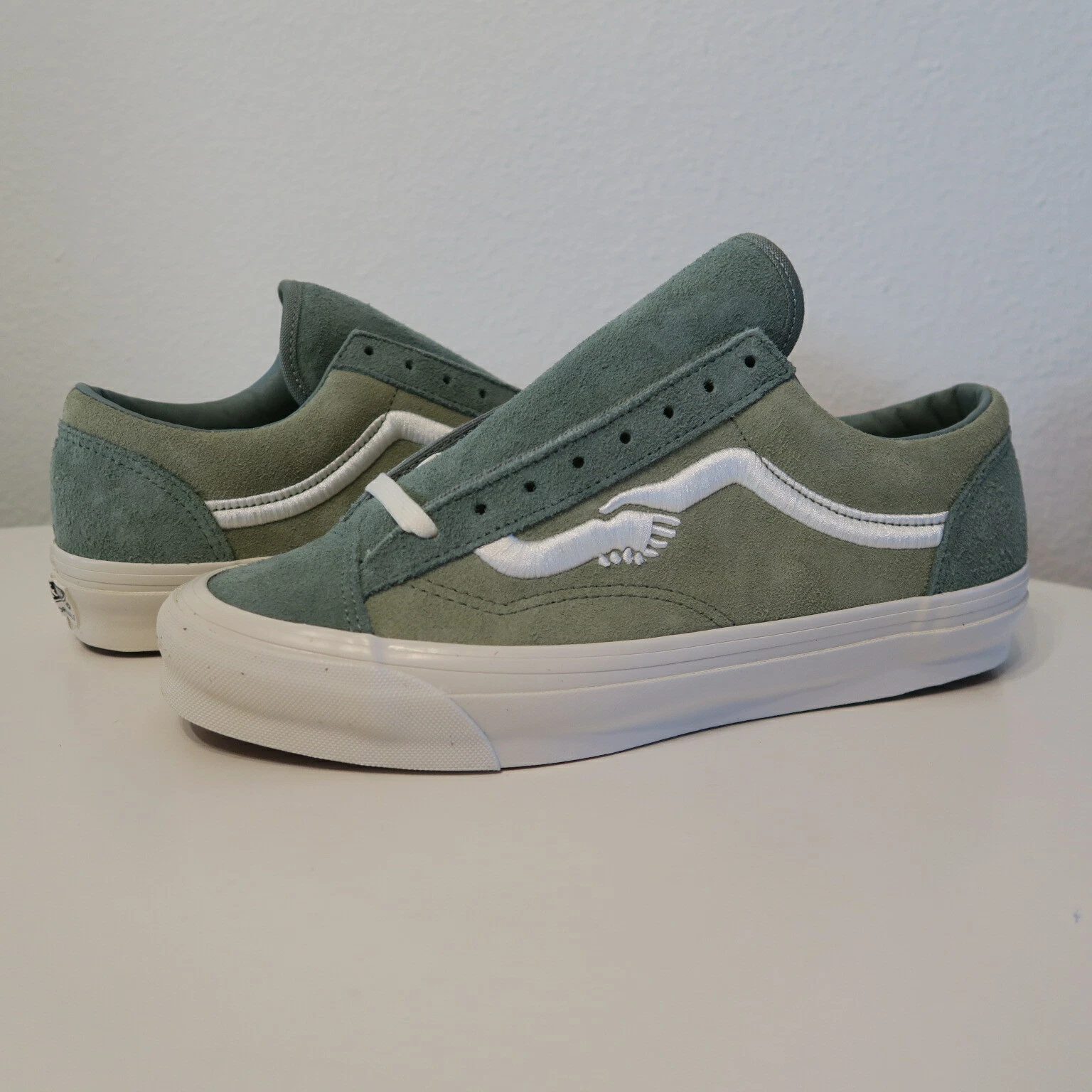 FLAMBANT NEUF Vans x NOTRE OG Style 36 LX Vert 8,5 Supreme Old Skool DEADSTOCK DS