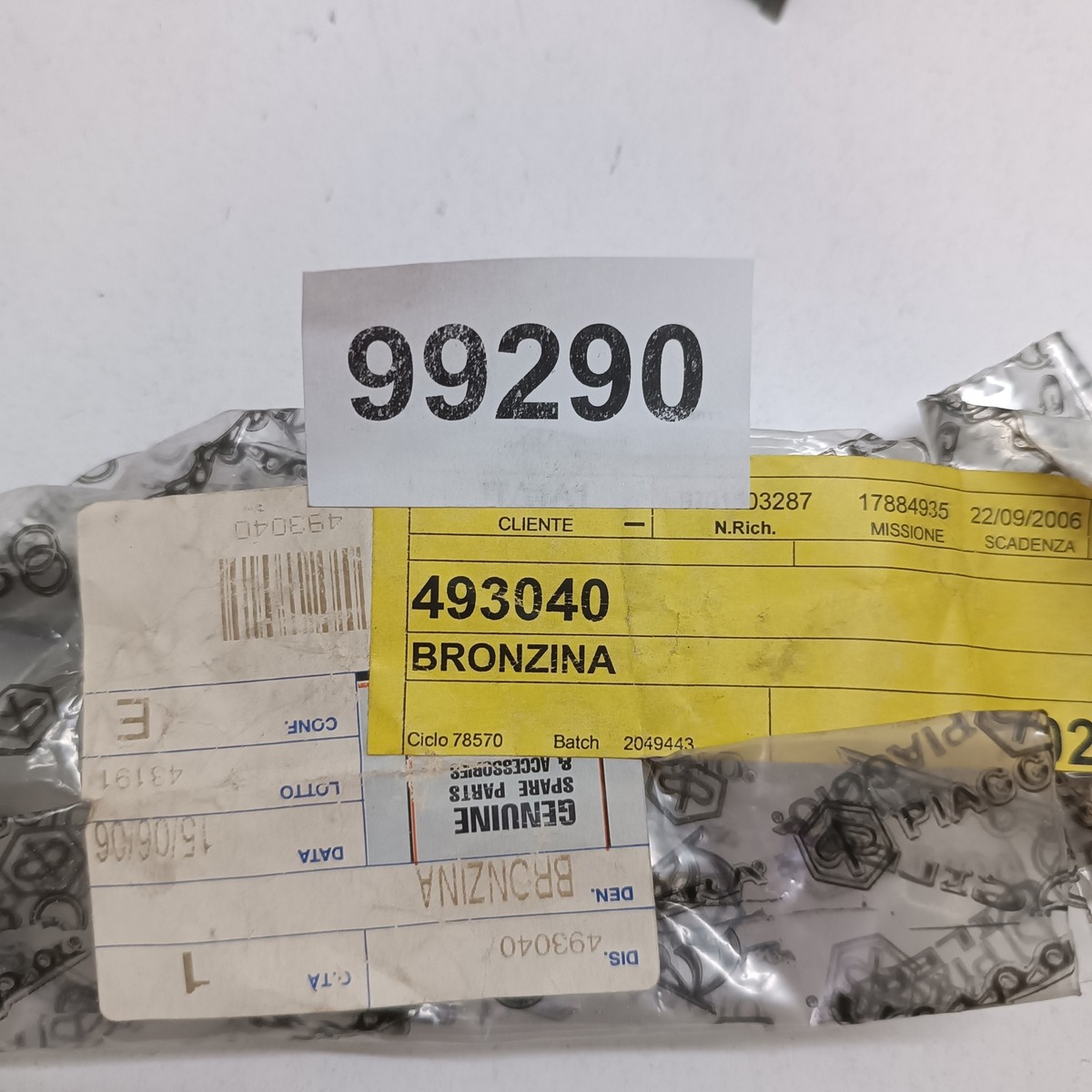 Bronze Biella Piston Rod Bushes Original Piaggio Porter Quargo