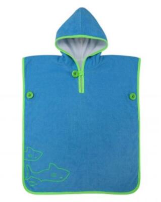 Aqua-Sphere Baby Towel, Badehandtuch, light blue/fluo green
