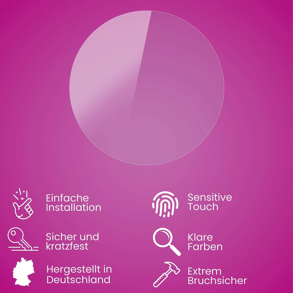 AtFoliX glass film for Casio ECB-20D-1AEF screen protector 9H protective armor - Image 3 of 4