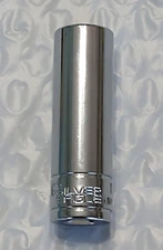 MATCO TOOLS "SILVER EAGLE" AD11M6SE, 1/4" DRIVE, 11MM. SOCKET, 2" DEEP, 6 POINT.