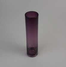Glas Vase Lila Ca. 24 Cm Hoch 5 Cm Durchmesser