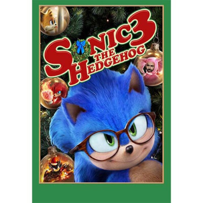 Sonic the Hedgehog 3 Movie Poster Art High Quality 4x6 8x10 11x17 13x19