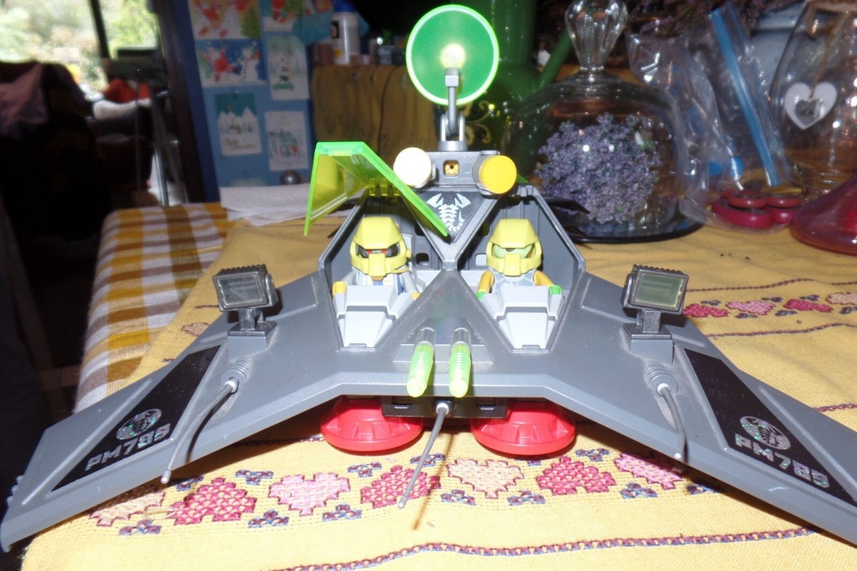 PLAYMOBIL STATION SPATIALE Alien 3280 et 3092 de 1999 - (3079, 3080