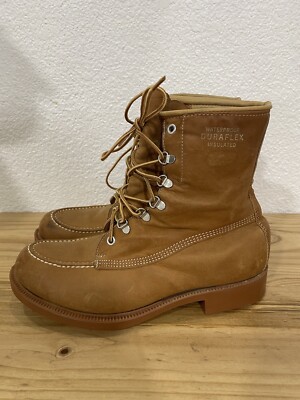 Vintage Dunham Duraflex  Leather Boots Size 8F Made In Canada. 7701 boots  main image 4