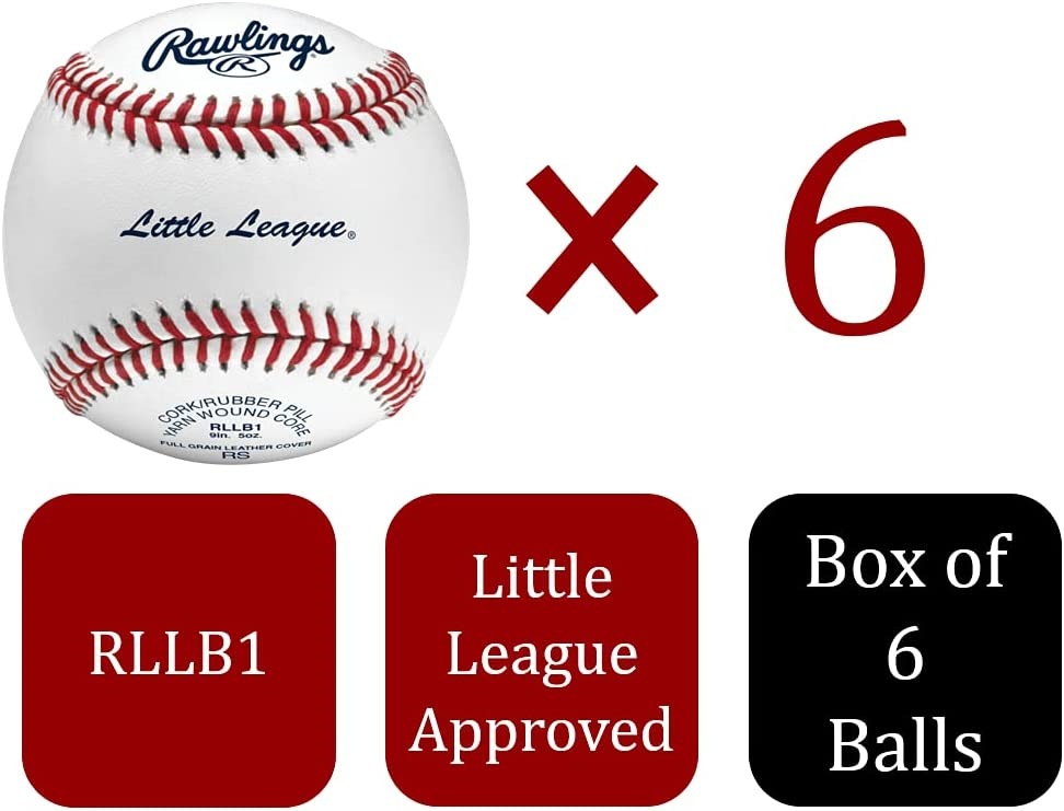 Rawlings Little League Baseballs Competition Grade RLLB1 Youth