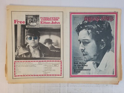 ROLLING STONE Magazine #77 (March 4, 1971) Iconic BOB DYLAN Cover