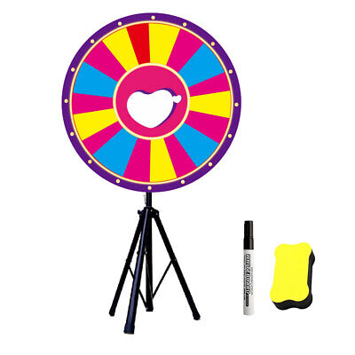 24" 60cm Color Dry Erase Prize Wheel Fortune Spin Win Game Tradeshow USA STOCK