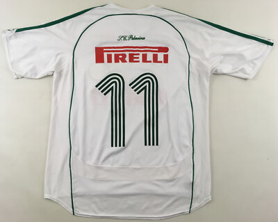 SE Palmeiras 2006 Adidas Pirelli away white shirt jersey soccer