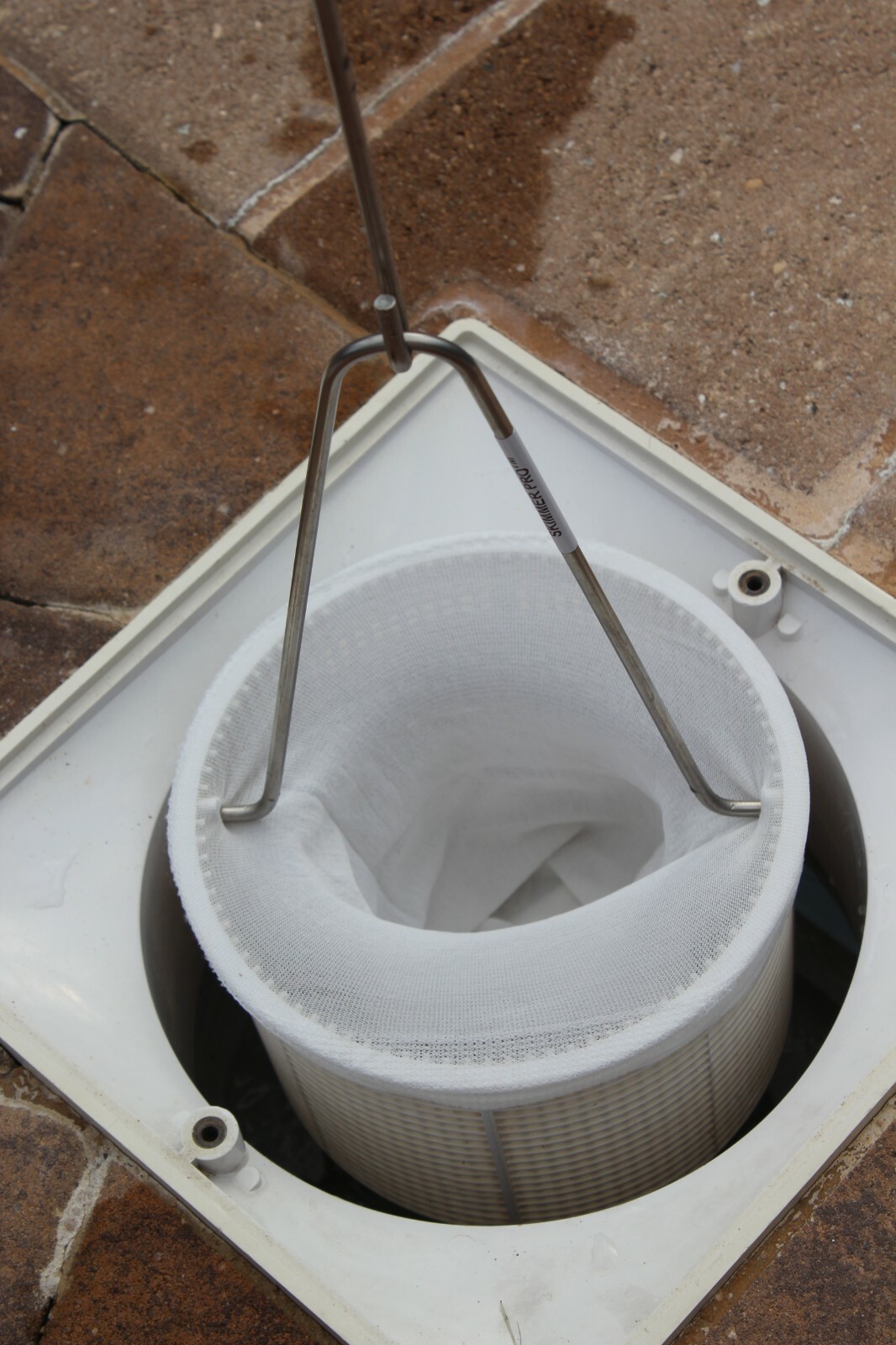 Skimmer Basket Puller never rust or break made out of 304 Stainless