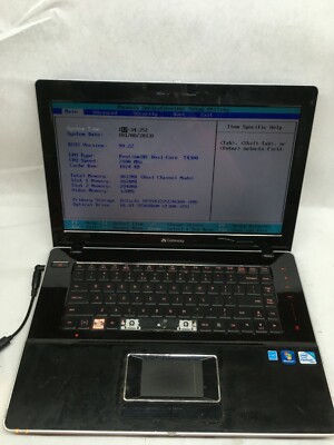 Compaq MD7309u Laptop Boots to BIOS NO HDD/RAM/Charger JR
