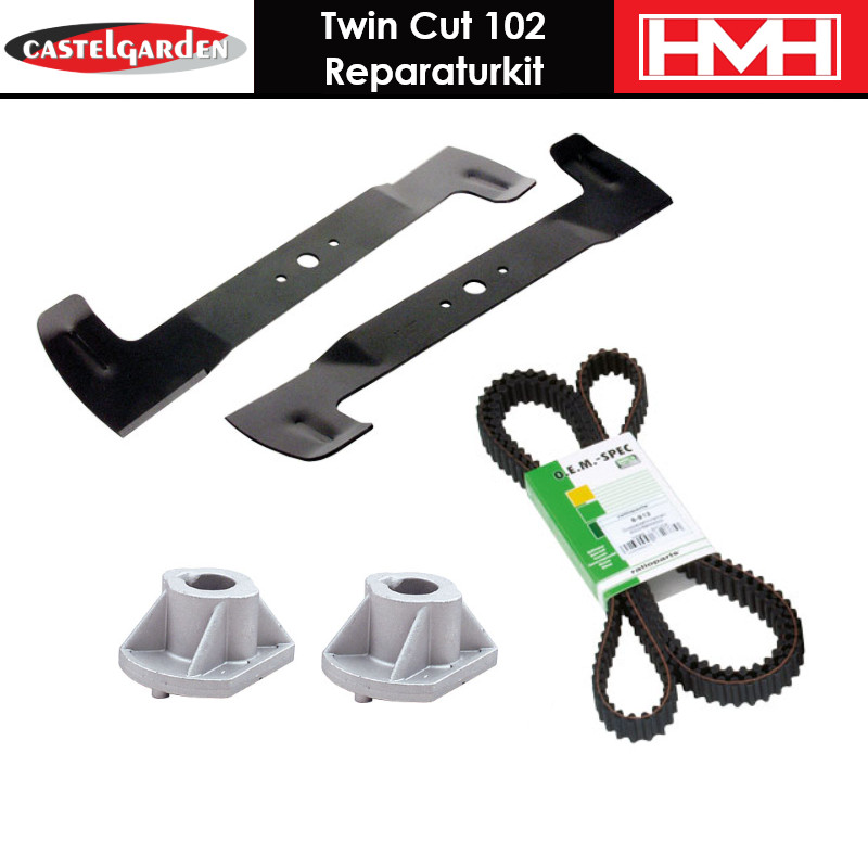 Twin Cut 102 Reparaturset|Messer|Messerhalter|Zahnriemen|TC102|TCP102