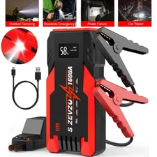 Portable Car Jump Starter Battery Charger 12V Lithium Jumper Box Power Bank