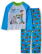 Disney Toy Story Pajamas Size 8 10 Boys Woody Buzz Lightyear Duke Caboom NEW NWT