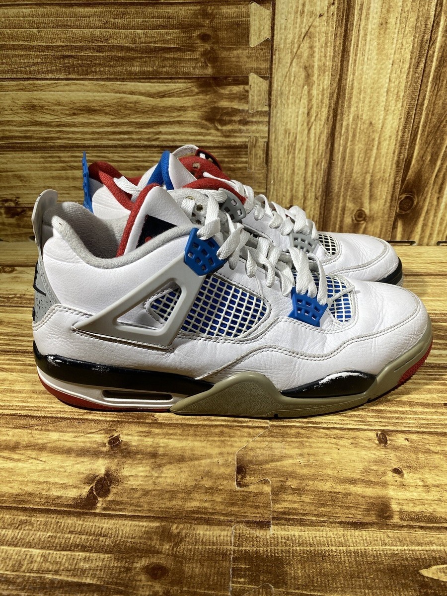Nike Air Jordan 4 Retro SE What The 4 White Shoe Men's Size Nike Air Jordan 4 Retro SE What The 4 White Shoe Men's Size