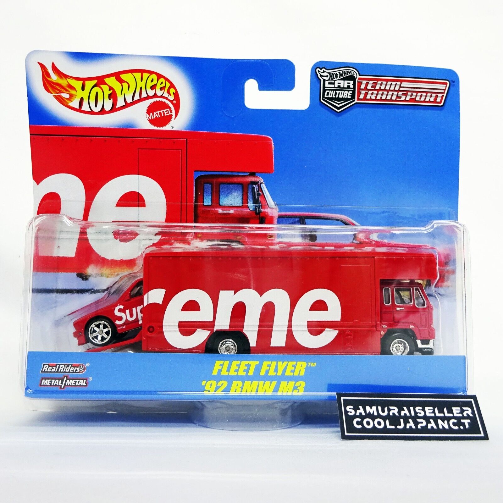 Supreme Hot Wheels Fleet Flyer +1992 BMW-www.solomonmusyimi.com