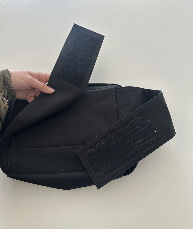 Vintage Prada Sport Nylon Belt Fanny Pack Bag Black Red Logo Waist Rig Y2K - Image 3 of 4