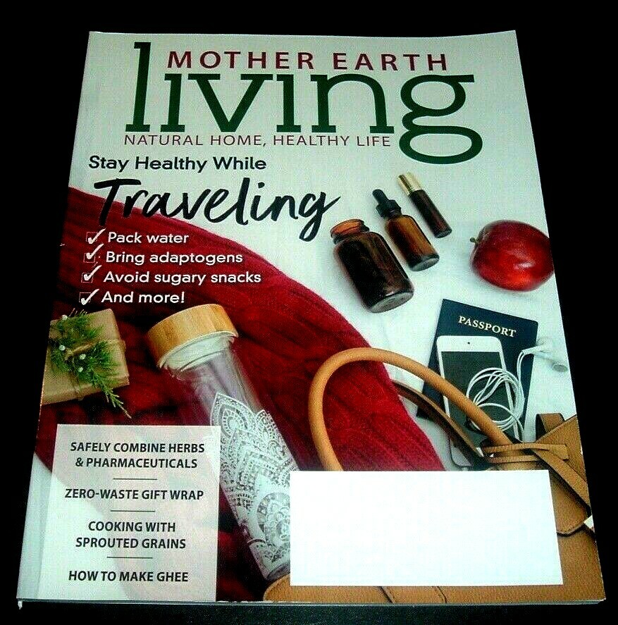 mother Earth Living Magazine Nov/Dec 2018 Holiday Issue ZeroWaste