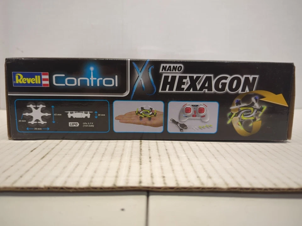 Revell Control - NANO Hexagon Flipping Multicopter Black - 4CH/RTF/GHz Open Box - Image 4 of 4
