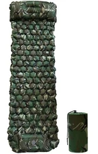 Sleeping Pad Camping Inflatable Air Mattress Pad Built-in Pump 75” x 25”