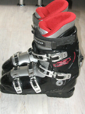 Dalbello Skischuh Kinder custom Carvex Fusion, schwarz silber