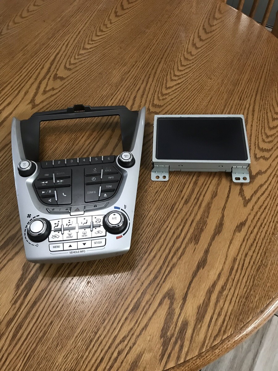2012-16 Equinox Screen Display With Control PANNEL 22807201 2012-16 Equinox Screen Display With Control PANNEL 22807201