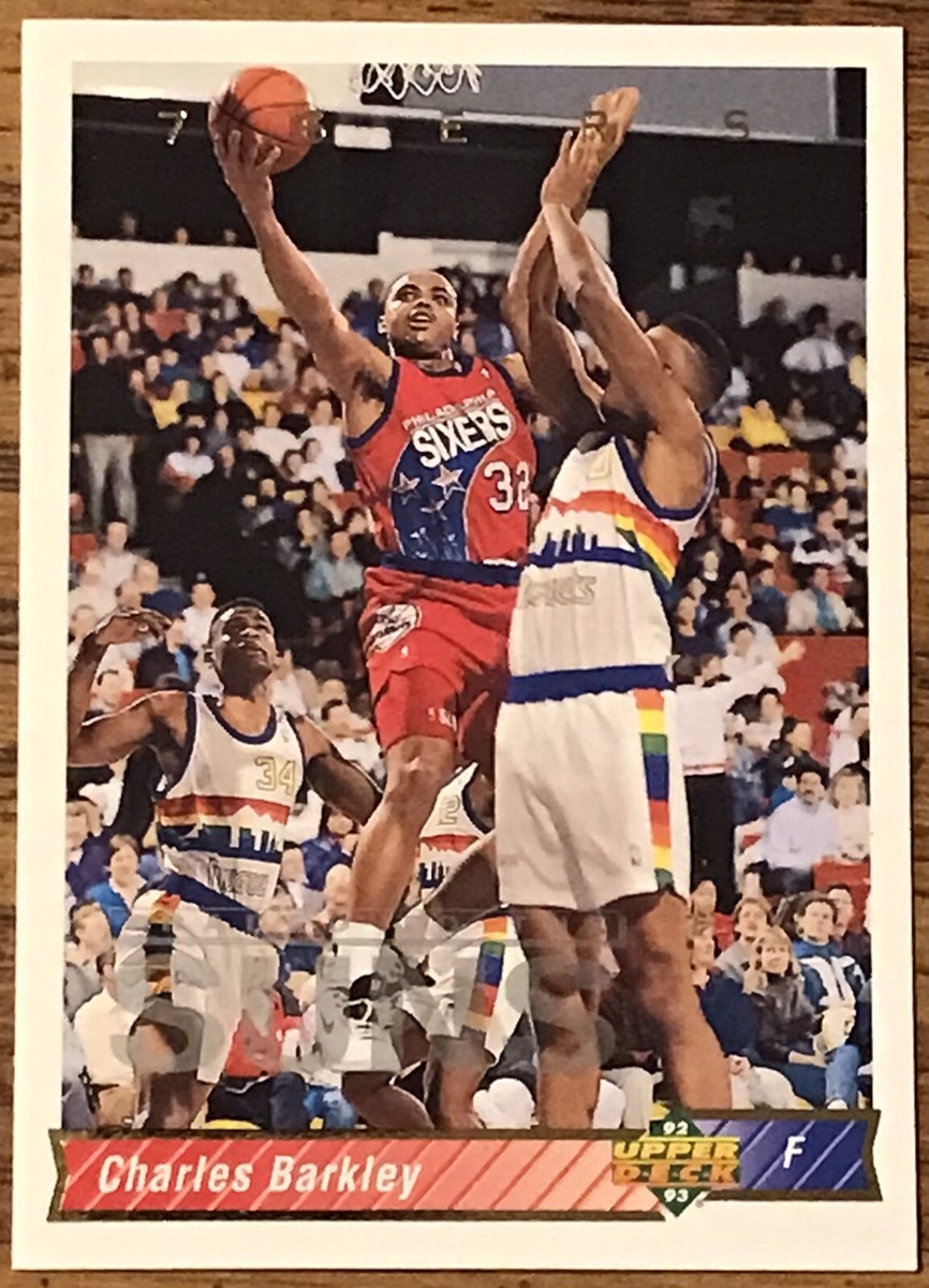Charles Barkley 1992-93 Upper Deck Card #26 Philadelphia 76ers NBA