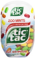 Tic Tac Fruit Adventure Mints 3.4 Oz Tic Tac Fruit Adventure Mints 3.4 Oz