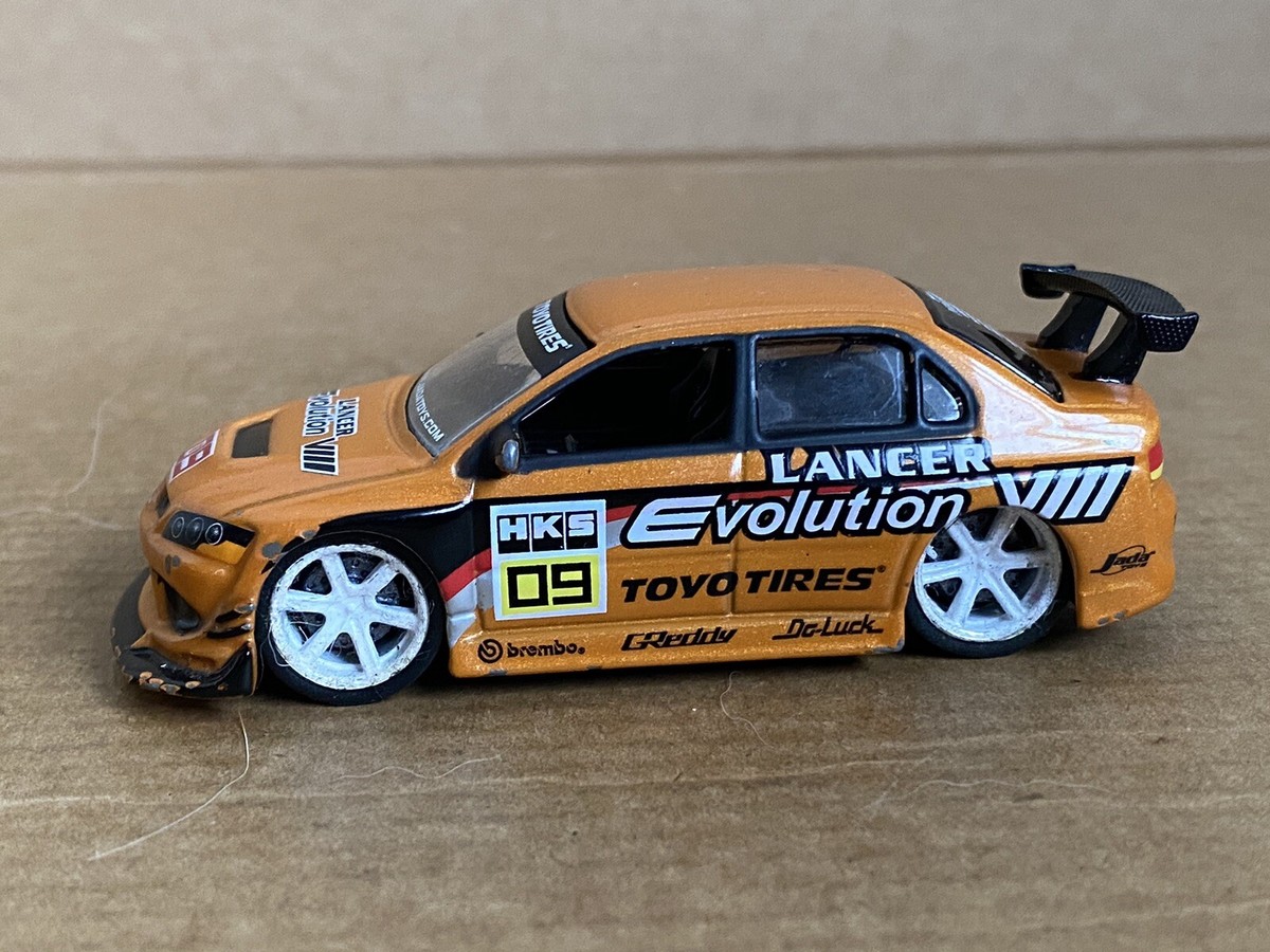Jada Toys Mitsubishi Lancer Evolution VIII. Option D, 1:64 Scale