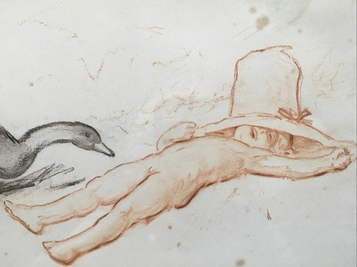 Georges REDON Gravure Humoristique 1922 « Le Canard Mange Les Limaces » Encadrée - Picture 4 of 11