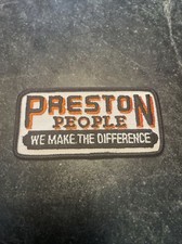Preston People Truck Trucking PTS Patch 70s 80s Rare Freight Trucker Hat Driver
