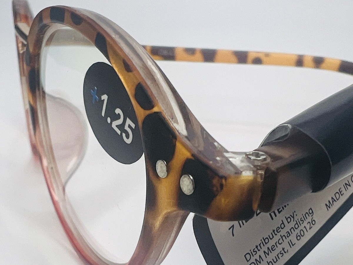 サングラス ^ONE BRILLIANT^ ChaviOB462Leopard Chavi-OB462-Leopard Leopard Print Cat Eye Sunglasses With Black Temple