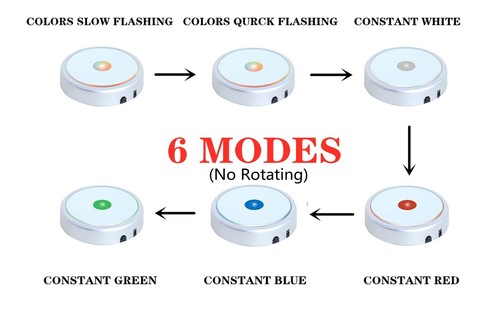 Dimming LED Light Base Display Stand for Glass Crystal Glass Art Color Changi... - Picture 2 of 7