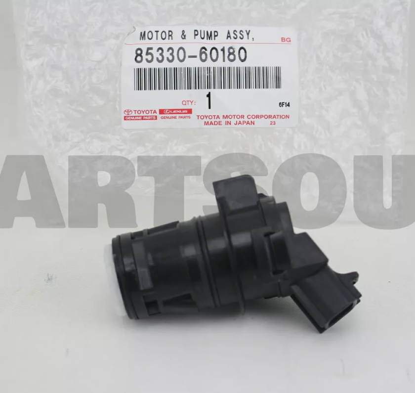 Windshield Washer Pump For Various Lexus Models (CT, ES, GS, IS, LS, LX, NX, RC, RX) - Part #85330-47010