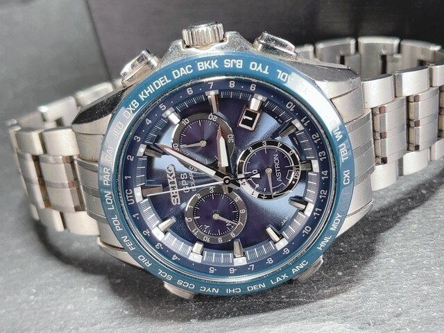 SEIKO ASTRON SBXB005 8X Series Titanium GPS Solar Men's Watch | eBay