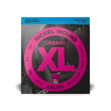 D'Addario Nickel Wound Bass Guitar Strings, Light, 45-100