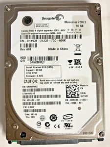 80 GB SATA NOTEBOOK FESTPLATTE SEAGATE Momentus ST980813AS 7200RPM 2,5'' #NFP607
