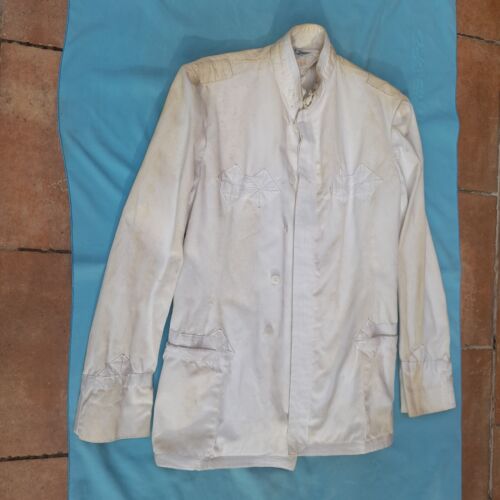 CAMICIA DA UFFICIALE REGIA MARINA ITALIANA WW2 DITTA V. CAMIOLO LIVORNO - Foto 3 di 14