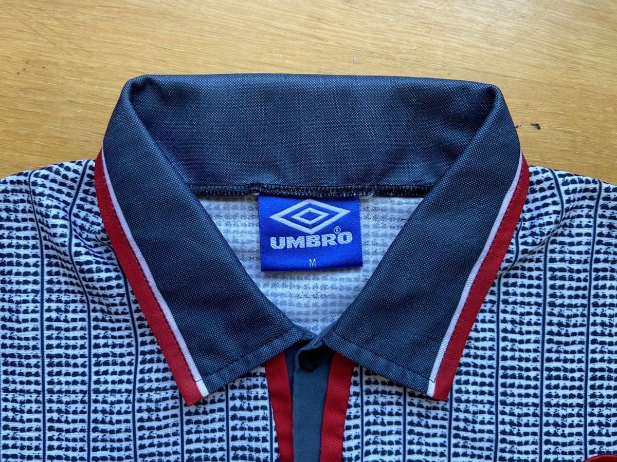 MANCHESTER UNITED 1995 1996 AWAY SHIRT JERSEY SHORYS UMBRO