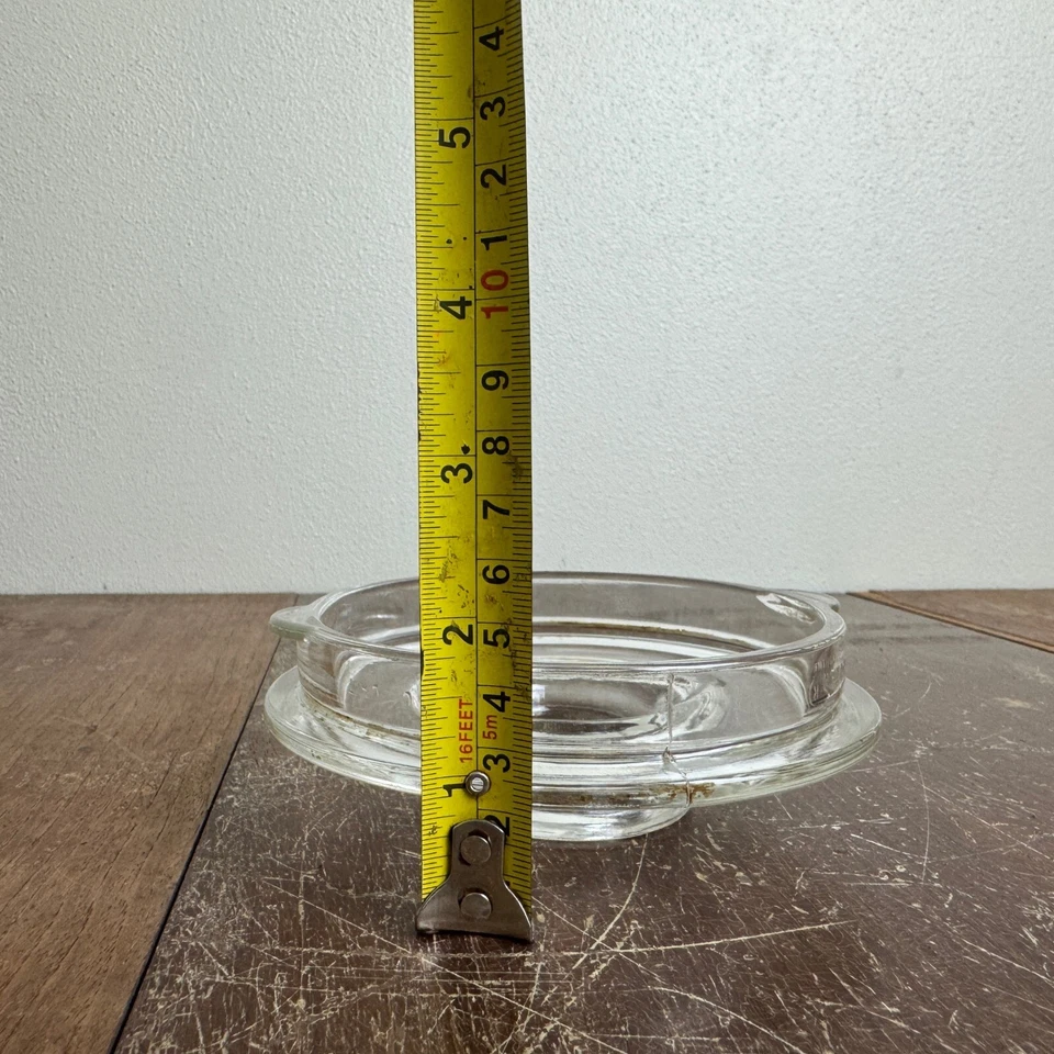 Pyrex Vintage 7756-C C-7 Clear Glass Replacement Lid - Image 2 of 4
