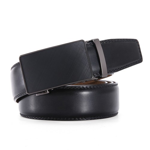 Men's Belt Slide Ratchet Belt for Men with Genuine Leather 1 3/8 Trim to Fit - Picture 40 of 79